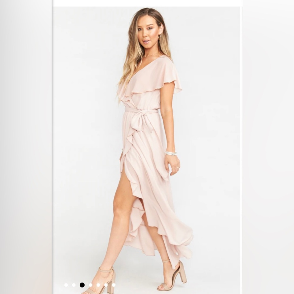 Show me your MuMu Jess Ruffle midi dress large